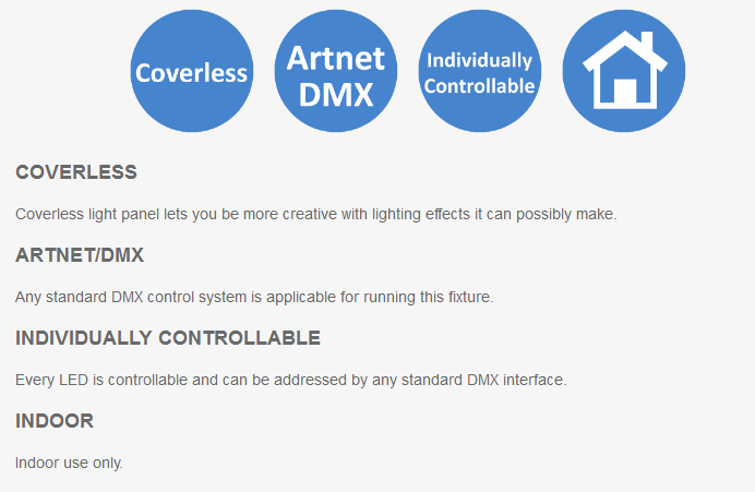 DMX LED Arka Işık Piksel