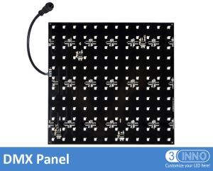 RGB Panel DMX masası ışık DMX arka ışık 144 piksel Panel Video modülü LED Panel Llight RGB LED Panel LED duvar paneli LED Video panelleri LED Video modülü